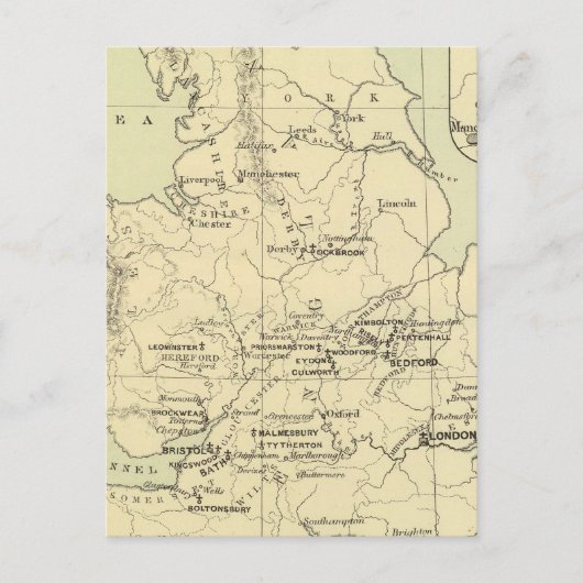 アイルランド,イングランド ポストカード (正面)