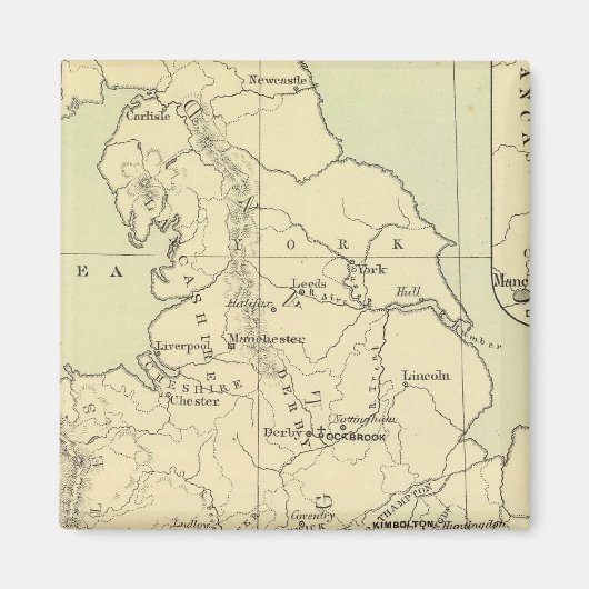 アイルランド，イングランド マグネット (正面)