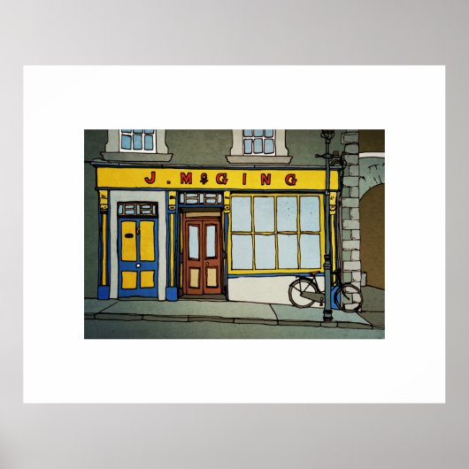 アイルランド，ウェストポート，マギーバー ポスター (正面)