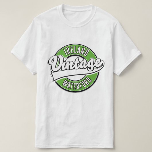 アイルランド ウォーターフォード ビンテージ ロゴ Tシャツ (デザイン正面)