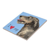 『アイルランド・ウルフハウンド』 タイル (側面)