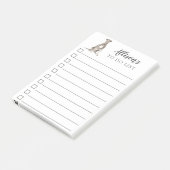 アイルランド・ウルフ・ハウパーソナライズされたド・ドッグ・トゥ・ドゥ・ドゥ・ドゥ・ポスト ポストイット (アングル)