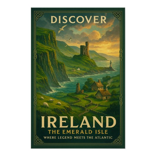 アイルランド - エメラルドの島 ポスター (正面)