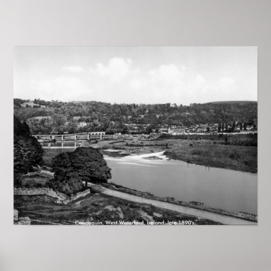 アイルランド、カプポキン、ウェストウォーターフォード、アンティークプリント ポスター (正面)