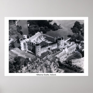 アイルランド、キルケニー城、ノア川 ポスター