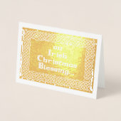 アイルランド·ク賛美リスマス 箔カード (正面)