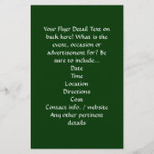 アイルランド、グランジ ヴァーシティ スタイル チラシ (裏面)