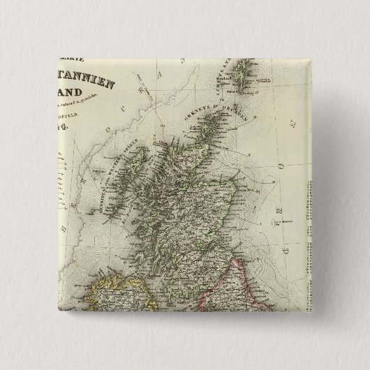 アイルランド，グロスブリタニエン 缶バッジ (正面)