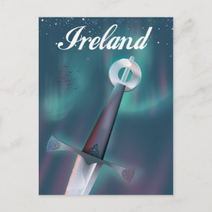 アイルランド ケルト剣 ポストカード