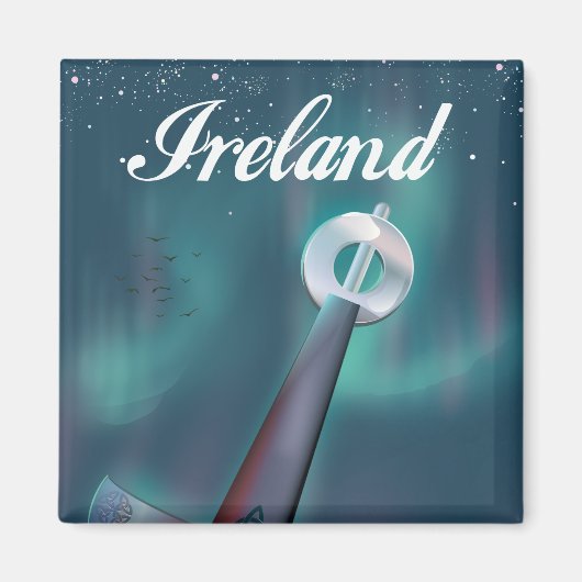 アイルランド ケルト剣 マグネット (正面)