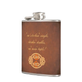 アイルランド ケルト ノット ブラウン フラスク (左)