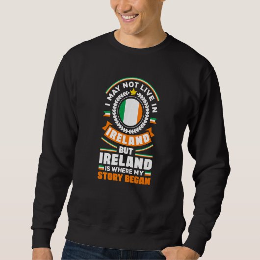 アイルランド ゲール人 アイルランド 国旗 引用 スウェットシャツ (正面)