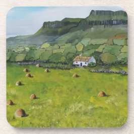 アイルランド コースターセット風景 アイルランド コテージ コースター