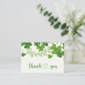 アイルランド・シャムロック・ビジネス感謝電話カード コーリングカード (スタンド正面)