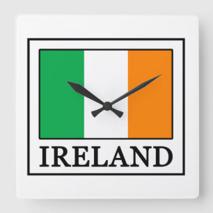 アイルランド スクエア壁時計