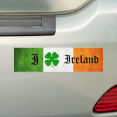 アイルランド(ステッカー)の好み バンパーステッカー (車上)