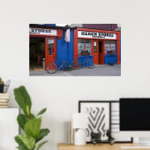 アイルランド、ストランドヒル。自転車置き場 ポスター (ホームオフィス)