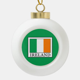 アイルランド セラミックボールオーナメント