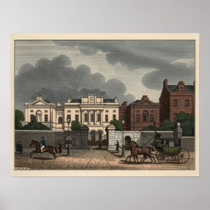 アイルランド、ダブリンのセント・パトリック・ダン病院 1835年 ポスター