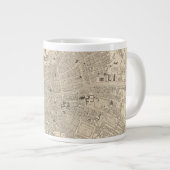 アイルランド·ダブリンの地図 ジャンボコーヒーマグカップ (正面右)