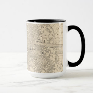 アイルランド·ダブリンの地図 マグカップ