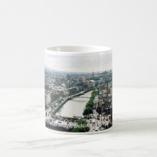 アイルランド – ダブリンシティスカイライン&オコネル橋 コーヒーマグカップ