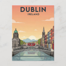 アイルランド・ダブリン旅行 ポストカード