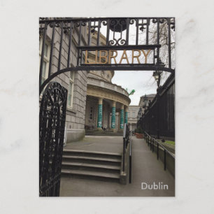 アイルランド、ダブリン、アイルランド国立図書館 ポストカード