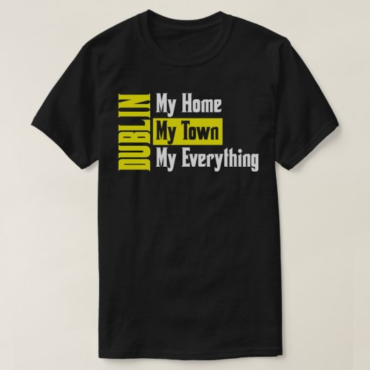 アイルランド・ダブリン Tシャツ (デザイン正面)