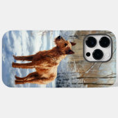 アイルランド・テリア 雪の降るクリスマス Case-Mate iPhoneケース (裏面 (横))