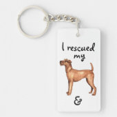 アイルランド・テリエ キーホルダー (正面)