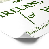 アイルランド・ドネガル復元ヴィンテージ旅行ポスター ポスター (角)