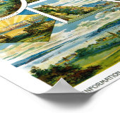 アイルランド・ドネガル鉄道復活ヴィンテージのポスター ポスター (角)