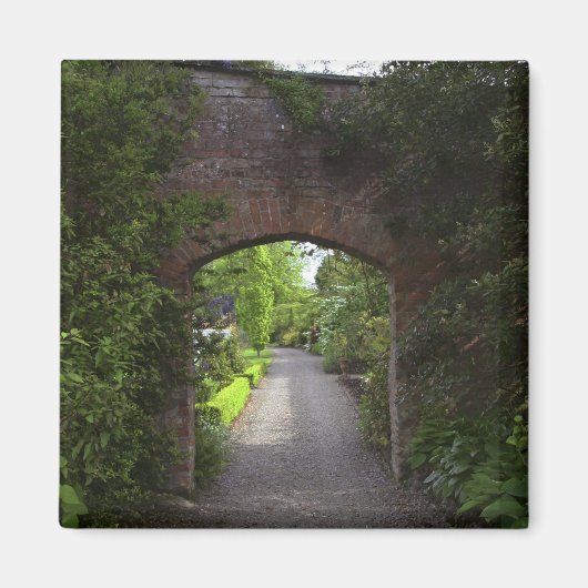 アイルランド、ドロモランド城は緑 マグネット (正面)