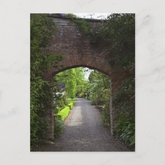 アイルランド、ドロモランド城、非常に緑 ポストカード (正面)