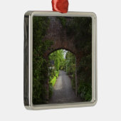 アイルランド、ドロモランド城、非常に緑 メタルオーナメント (右)