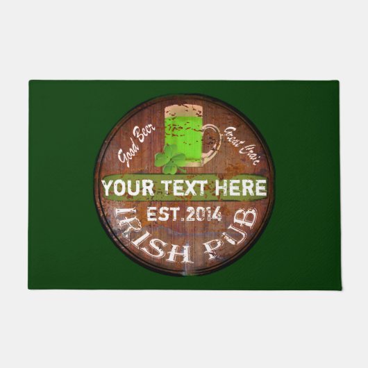 アイルランド·パブ·サイン ドアマット (正面)