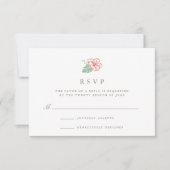 アイルランド・ヒビスカス 出欠返信カード 出欠カード (正面)