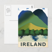 アイルランド ビンテージ 旅行ポスター ポストカード (正面/裏面)