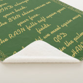 アイルランド·フ賛美レンズズ シェルパブランケット (3/4)