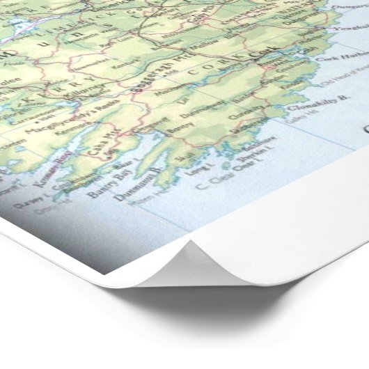 アイルランド ポスター (角)