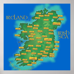 アイルランド ポスター