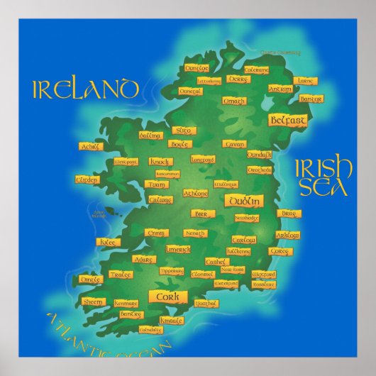 アイルランド ポスター (正面)