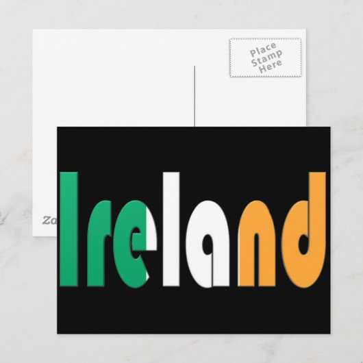 アイルランド ポストカード (正面/裏面)