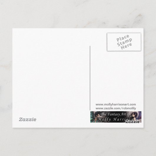 アイルランド・マーメイド・アートの風 ポストカード (裏面)