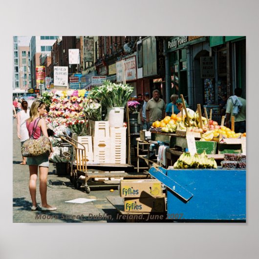 アイルランド、ムーア通りダブリンサマー2007 ポスター (正面)