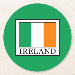 アイルランド ラウンドペーパーコースター
