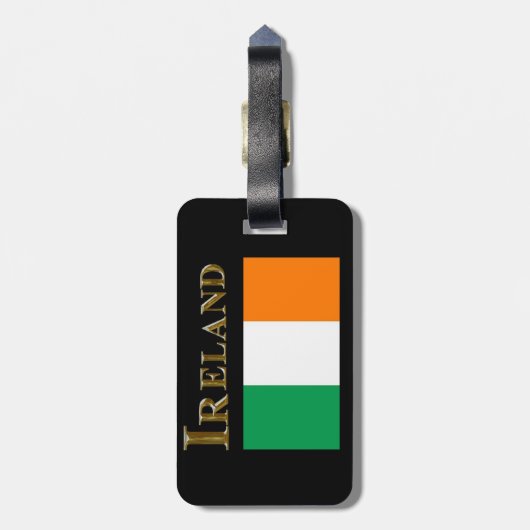 アイルランド ラゲッジタグ (裏面縦)