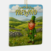 アイルランド・レプラーアンからの挨拶 セラミックオーナメント (右)