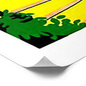 アイルランド、ロマンスの国、ブレー城、ヴィンテージ ポスター (角)